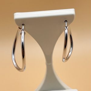 Orecchini a Cerchio Oro Bianco